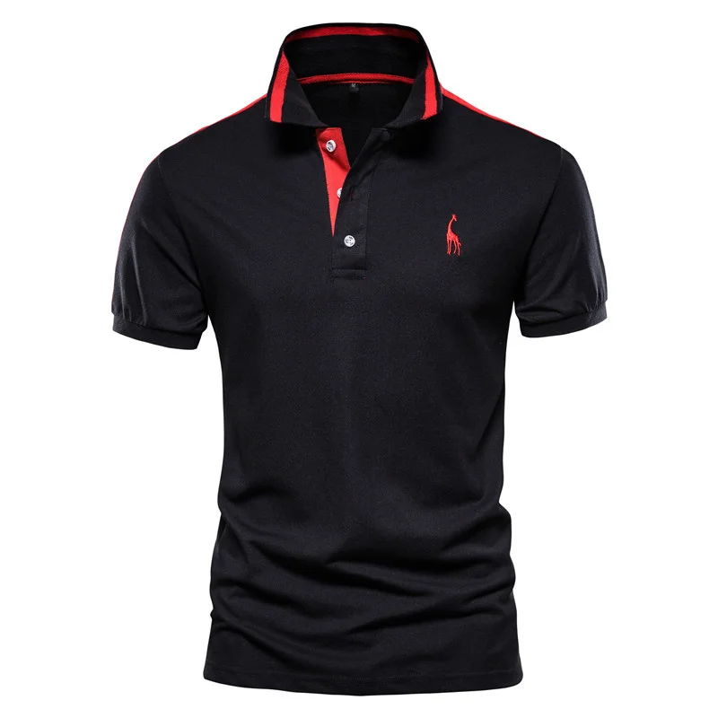 Thorn Deer Polo Shirt Men's Solid Color Cotton Short Sleeve Casual Fit Slim Fit Men's Polo Shirt Button Collar Top
Thorn Deer Polo Shirt Men's Solid Color Cotton Short Sleeve Casual Fit Slim Fit Men's Polo Shirt Button Collar Top