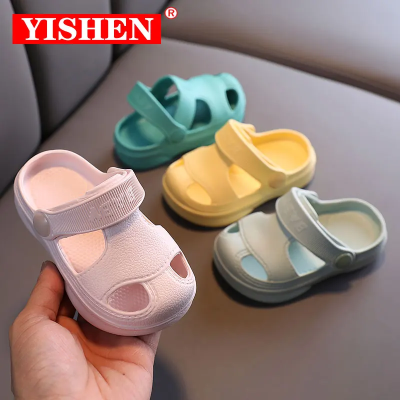 YISHEN Baby Shoes Kids Slippers Children's Sandals Summer Non-slip Soft Toddler Sandals Boys Girls Beach Sandal Candy Color Pink
YISHEN Baby Shoes Kids Slippers Children's Sandals Summer Non-slip Soft Toddler Sandals Boys Girls Beach Sandal Candy Color Pink
