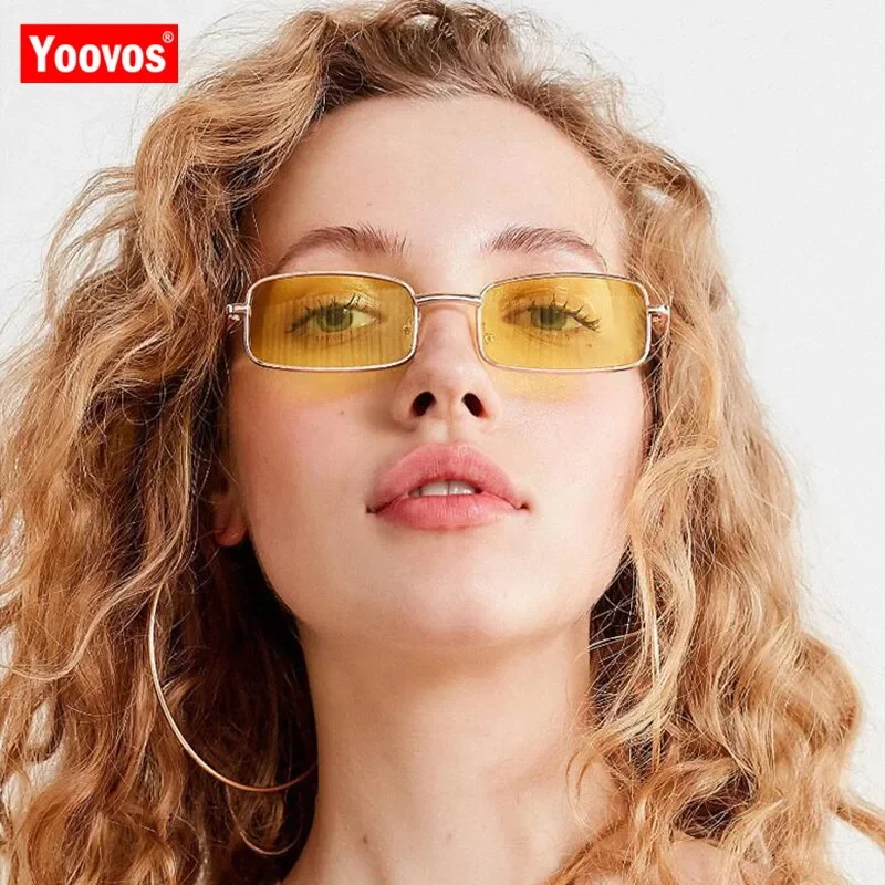 

Yoovos 2023 Mirror Square Sunglasses Women/Men Brand Designer Vintage Glasses Lady Driving UV400 Street Beat Oculos De Sol Gafas