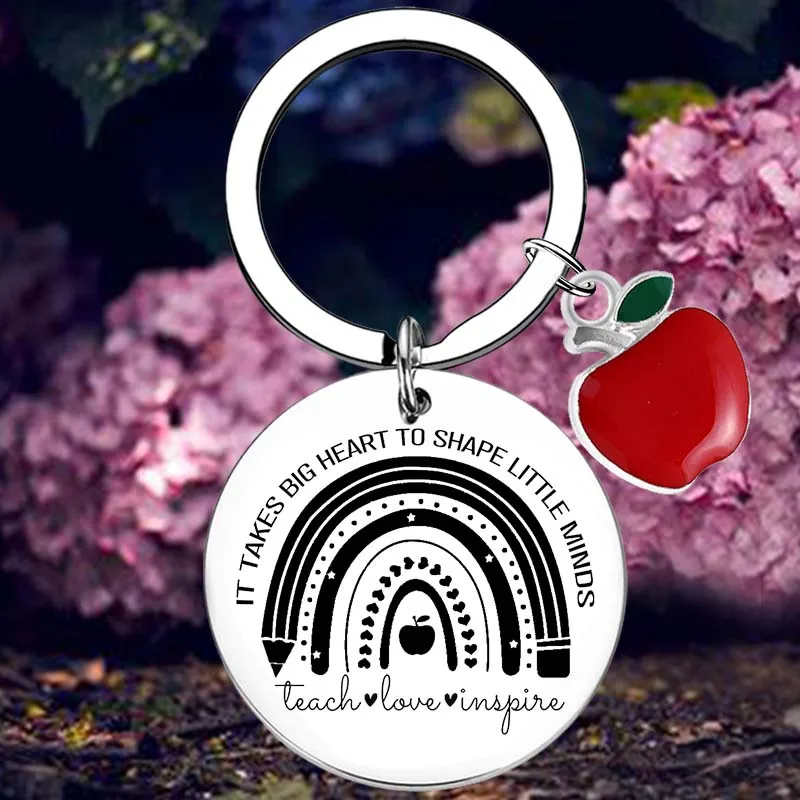 Teacher Appreciation Gifts Keychain It takes Big Heart to Shape Little Mind Key Chain Pendant Jewelry Best Teacher Gifts
Teacher Appreciation Gifts Keychain It takes Big Heart to Shape Little Mind Key Chain Pendant Jewelry Best Teacher Gifts