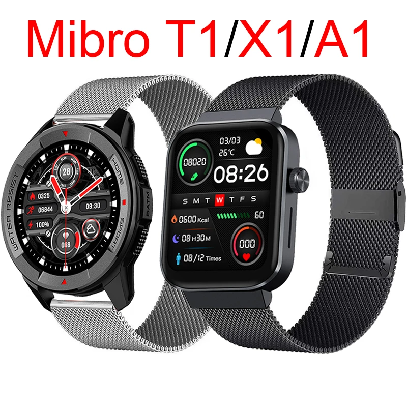 Watchband For Xiaomi Mibro T1 GS A1 X1 Bracelet Milanese Stainless Steel Wristband Mibro Lite 2 C2 Strap
Watchband For Xiaomi Mibro T1 GS A1 X1 Bracelet Milanese Stainless Steel Wristband Mibro Lite 2 C2 Strap