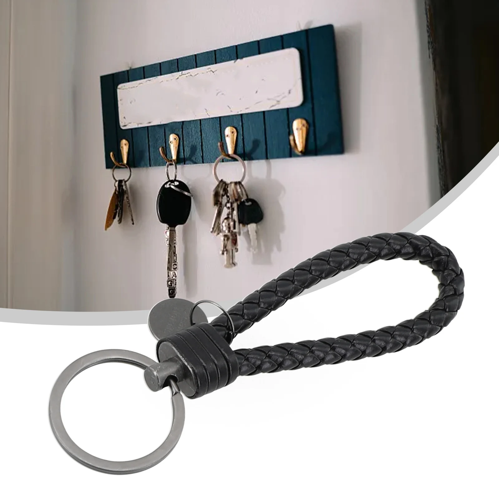 1PC Keyring Leather Strap Braided Rope Keychain Universal Mini Black / Red Synthetic Leather Key Chains Accessories
1PC Keyring Leather Strap Braided Rope Keychain Universal Mini Black / Red Synthetic Leather Key Chains Accessories