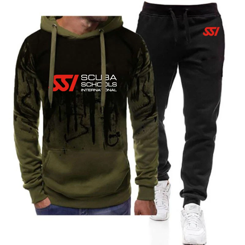 Scuba Diving Dive SSI 2023 New Mens Autumn Gradient Hoodies Casual Sweatpant Sets Jackets + Trousers
Scuba Diving Dive SSI 2023 New Mens Autumn Gradient Hoodies Casual Sweatpant Sets Jackets + Trousers