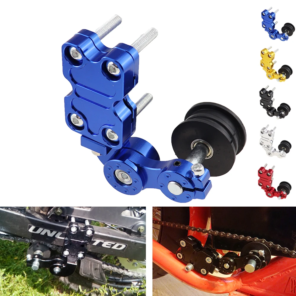 Universal Aluminum Black/Red/Silver/Blue/Gold Alloy Brand New Adjuster Chain Tensioner Roller For Motorcycle / Chopper ATV
Universal Aluminum Black/Red/Silver/Blue/Gold Alloy Brand New Adjuster Chain Tensioner Roller For Motorcycle / Chopper ATV