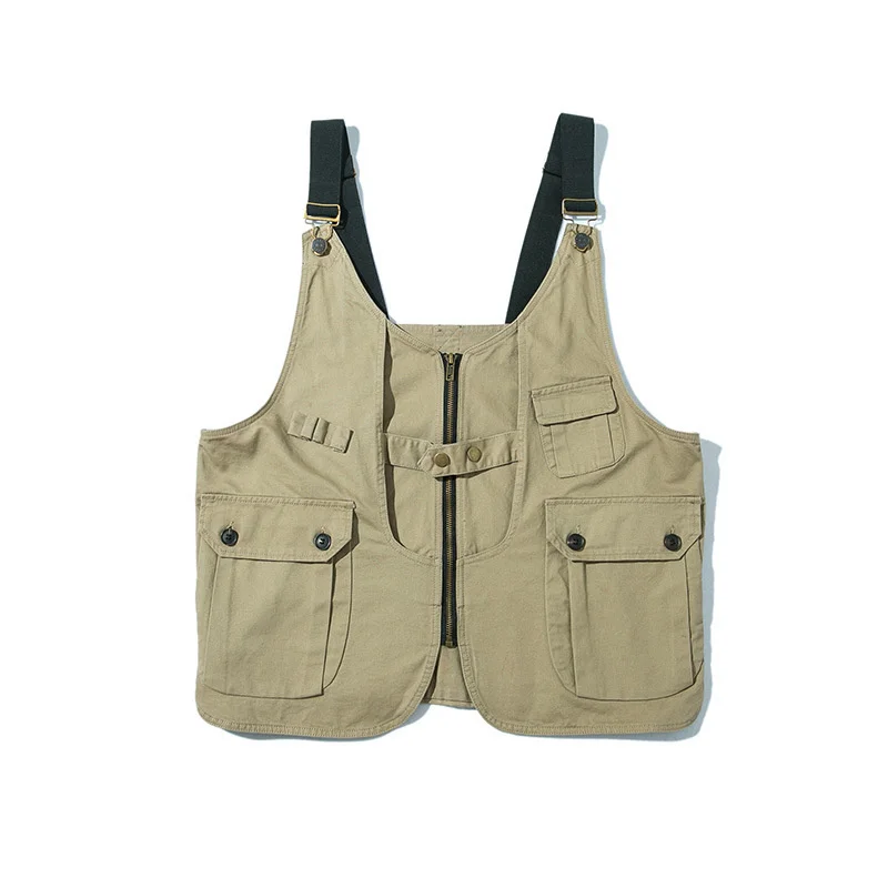 Spring Autumn Men Neutral Youth Fashion WaistCoat Outdoor Climbing Tooling Men's Hiking Pocket Decorative Elastic Vest Women
Spring Autumn Men Neutral Youth Fashion WaistCoat Outdoor Climbing Tooling Men's Hiking Pocket Decorative Elastic Vest Women