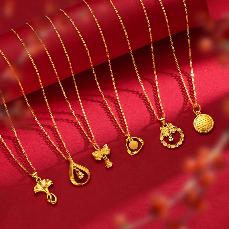 Pure 18K 999 Yellow Gold Bell Orchid Pendant Necklace for Women Fresh Sweet Flower Collar Chain Necklaces Fine Jewelry Gifts
Pure 18K 999 Yellow Gold Bell Orchid Pendant Necklace for Women Fresh Sweet Flower Collar Chain Necklaces Fine Jewelry Gifts