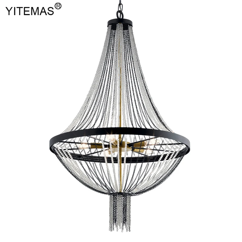 Tassel Crystal Chandelier Elegant Black Fringe Chandeliers French American Country Hanging 5 Light In Bedroom Dining Living Room
Tassel Crystal Chandelier Elegant Black Fringe Chandeliers French American Country Hanging 5 Light In Bedroom Dining Living Room