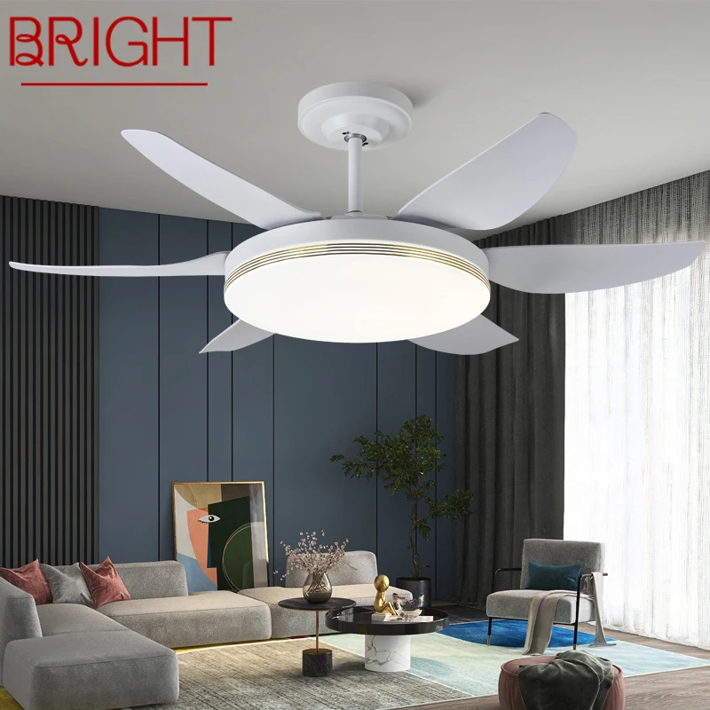 BRIGHT Fan Light Nordic LED Ceiling Fan Light Modern Minimalist Restaurant, Living Room, Bedroom Commercial Electric Fan
BRIGHT Fan Light Nordic LED Ceiling Fan Light Modern Minimalist Restaurant, Living Room, Bedroom Commercial Electric Fan