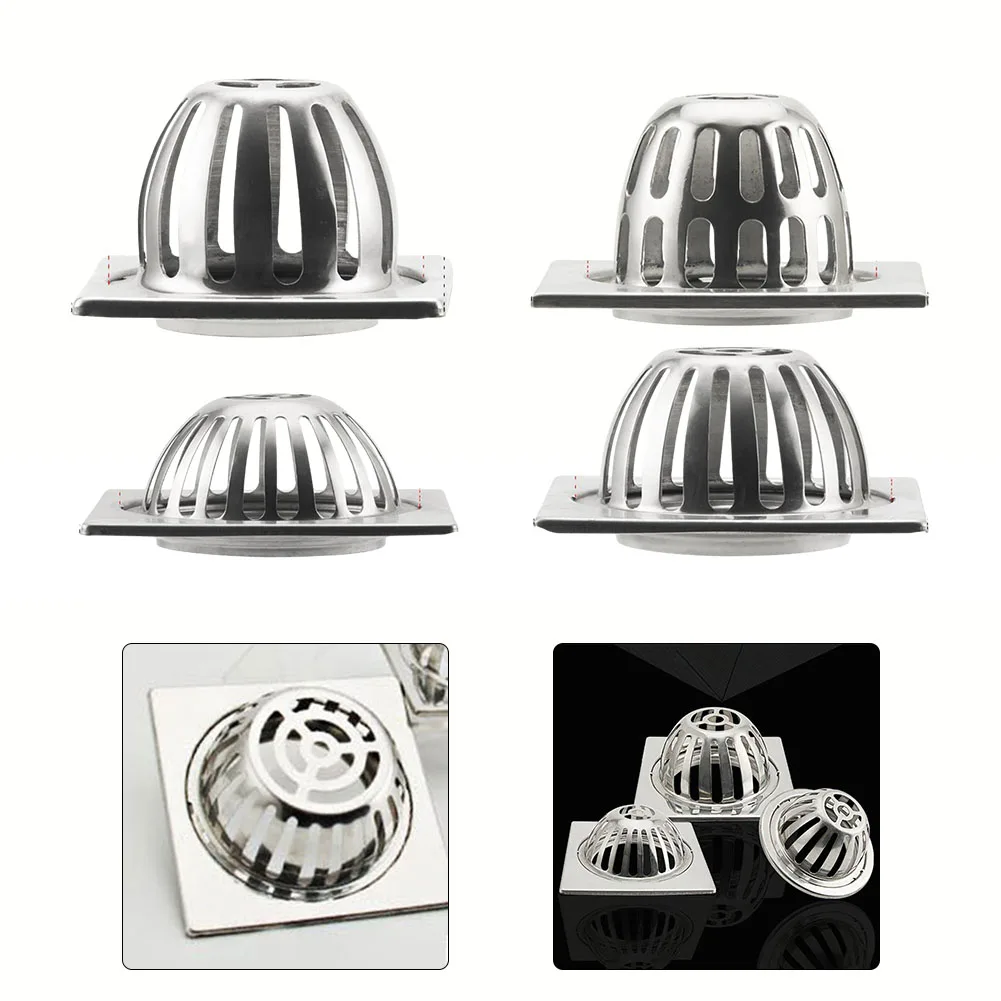 Balcony Roof Floor Drain Stainless Steel Round Large Displacement Anti-blocking Filter Screen Cover Outdoor Floor Drain
Balcony Roof Floor Drain Stainless Steel Round Large Displacement Anti-blocking Filter Screen Cover Outdoor Floor Drain