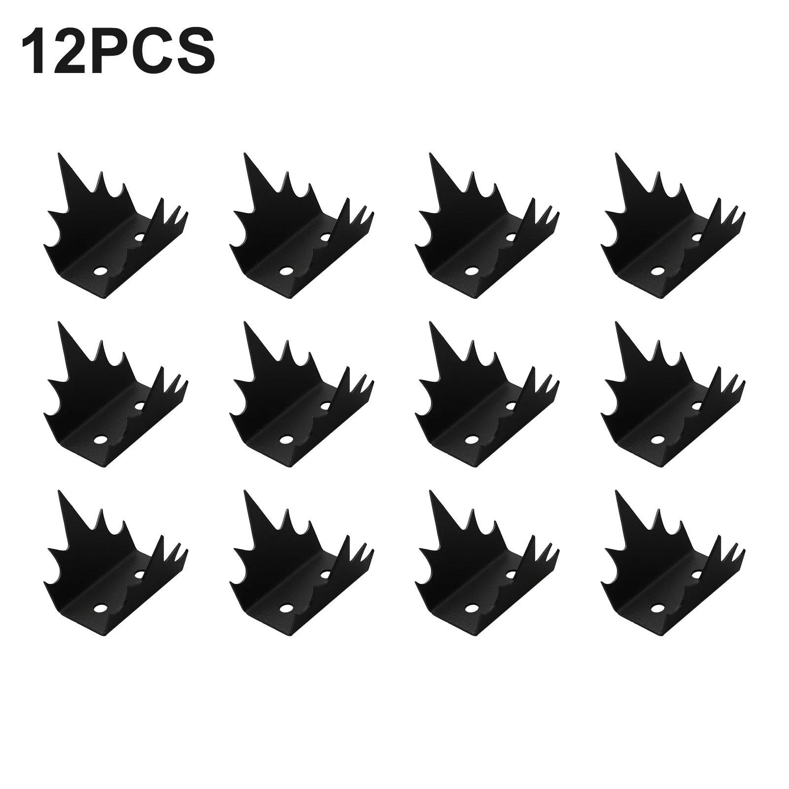 Durable Home Improvement Fence Nails 12pcs 19*8*7cm Anti Climbing Black Color Metal For Intruder Deterrent Fence
Durable Home Improvement Fence Nails 12pcs 19*8*7cm Anti Climbing Black Color Metal For Intruder Deterrent Fence
