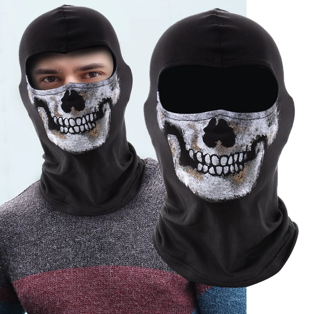 

Motorcycles Bicycle Ski Skull Balaclava Mask Cosplay Scary Ghost Face War Game Skeleton Riding Outdoor Headwear Windproof Masks