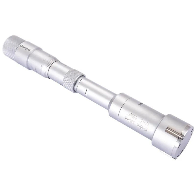 Dasqua Ultimate Accuracy 6-8mm Carbide-tipped Three Point Inside Micrometer with Extension Rods
Dasqua Ultimate Accuracy 6-8mm Carbide-tipped Three Point Inside Micrometer with Extension Rods