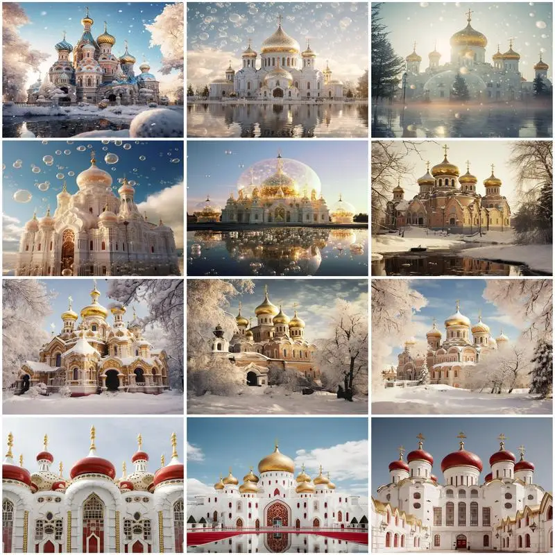GATYZTORY Diamond Painting Pictures Castle Snowscape Diamond Mosaic On Stretcher 5d Diamond Rhinestones Painting Gifts Diy Decor
GATYZTORY Diamond Painting Pictures Castle Snowscape Diamond Mosaic On Stretcher 5d Diamond Rhinestones Painting Gifts Diy Decor