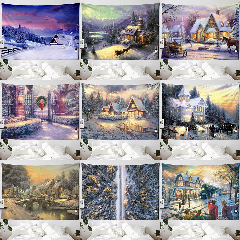 Christmas decoration Santa Claus tree print pattern tapestry home living room bedroom wall
Christmas decoration Santa Claus tree print pattern tapestry home living room bedroom wall