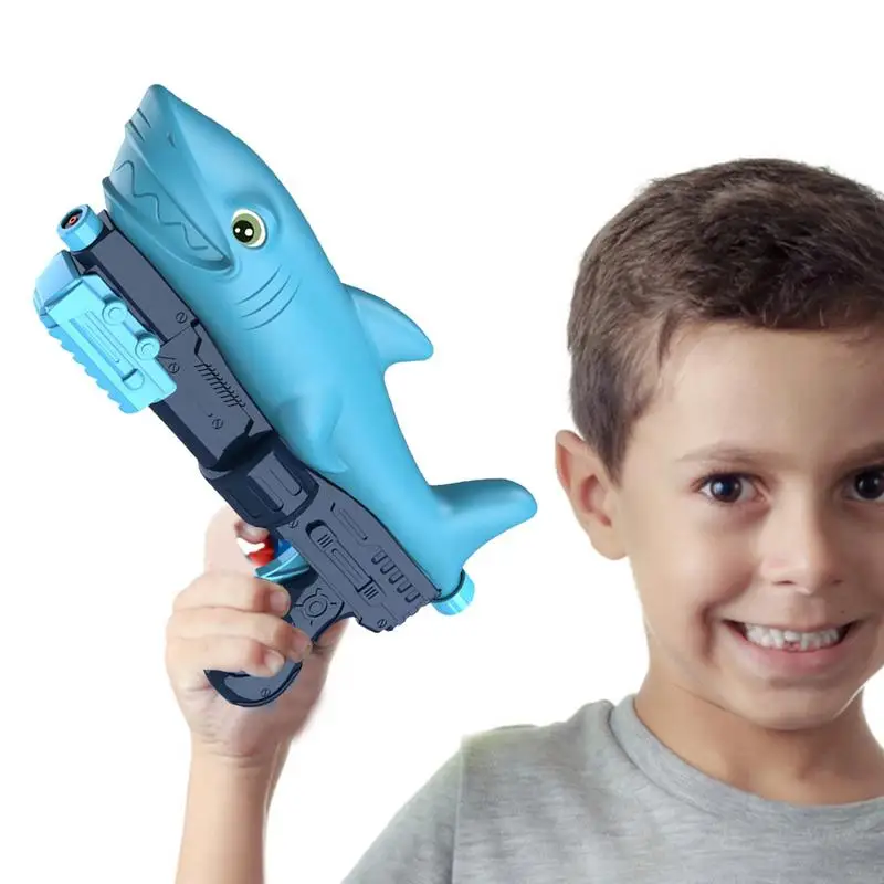 

Squirt Guns Sharks-Shaped Long-Range Shooting Water Soaker Blaster Squirt Toy Multicolor Squirt Guns For Swimming Pool Beach
