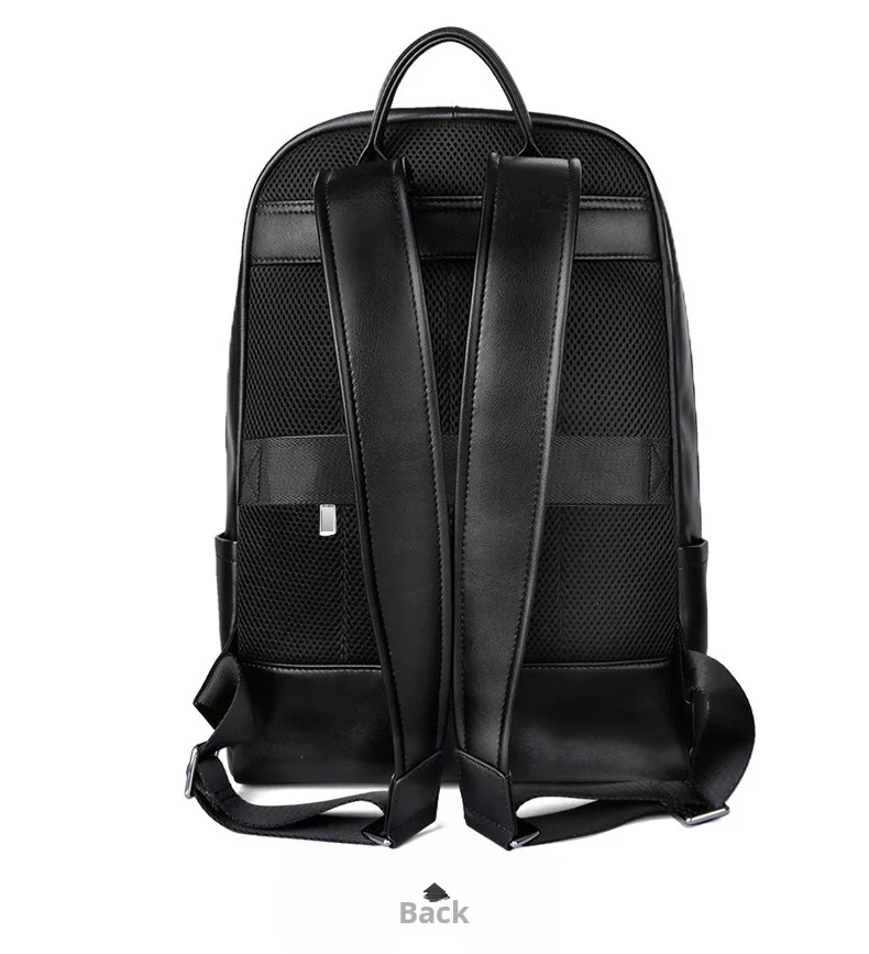 حقيبة ظهر عصرية من جلد البقر الطبيعي، حقيبة كتف مزدوجة فاخرة خفيفة الوزن، حقيبة رجالية أنيقة للأعمال حقيبة ظهر عصرية من جلد البقر الطبيعي، حقيبة كتف مزدوجة فاخرة خفيفة الوزن، حقيبة رجالية أنيقة للأعمال