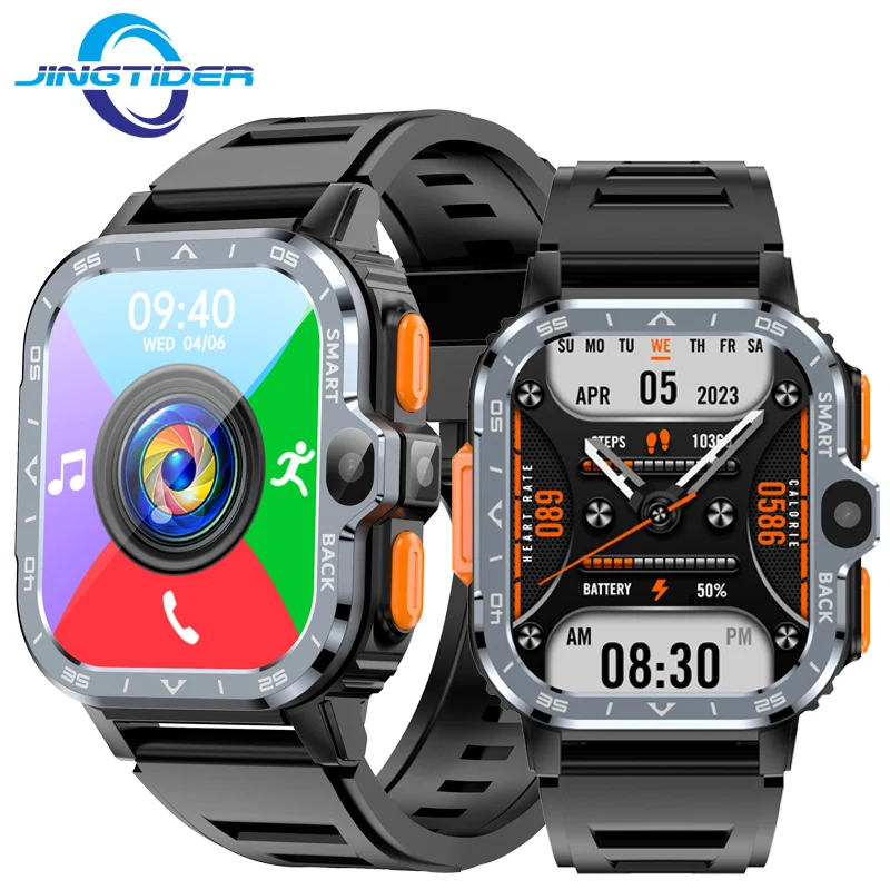 

JingTider PGD Smart Watch 4G LTE Android Smartwatch Men 4GB Ram 64GB Rom SP9832E Quad Core 2.03" Large Display GPS WIFI Watch