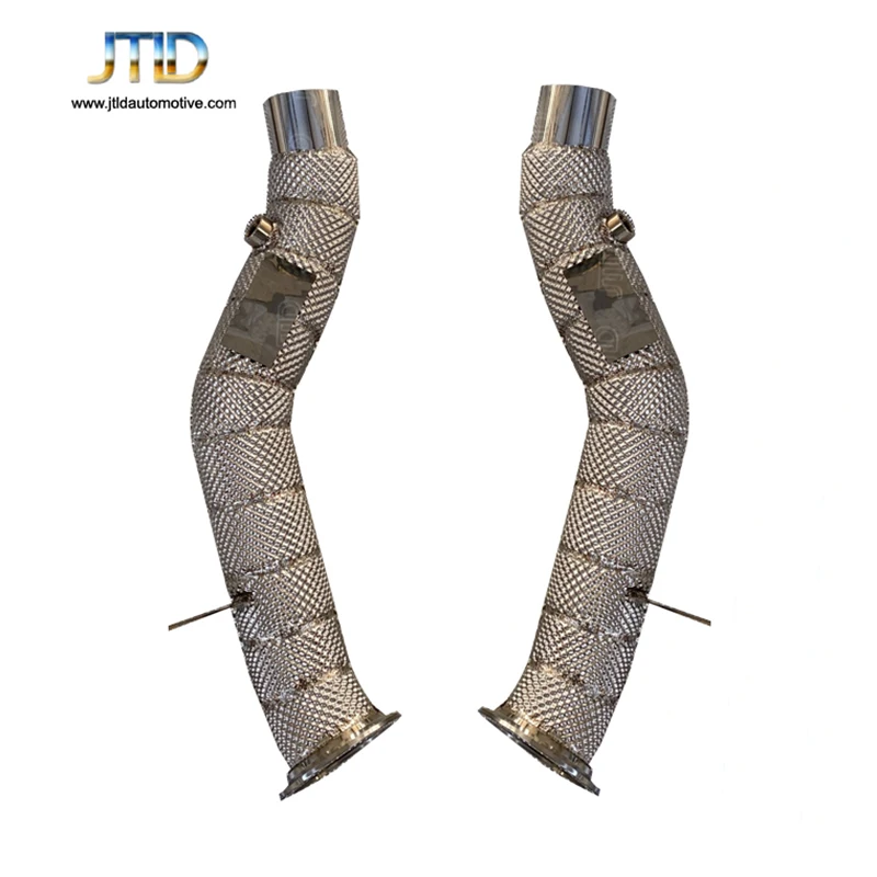 JTLD Performance Stainless Steel Straight Pipe Exhaust Downpipe with Heat Shield for Ferrari 458
JTLD Performance Stainless Steel Straight Pipe Exhaust Downpipe with Heat Shield for Ferrari 458