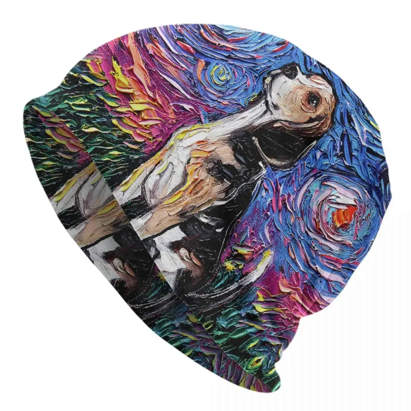 Starry Night Beagle Bonnet Hats Cool Knitting Hat For Women Men Autumn Winter Warm Pet Dog Lover Skullies Beanies Caps
Starry Night Beagle Bonnet Hats Cool Knitting Hat For Women Men Autumn Winter Warm Pet Dog Lover Skullies Beanies Caps