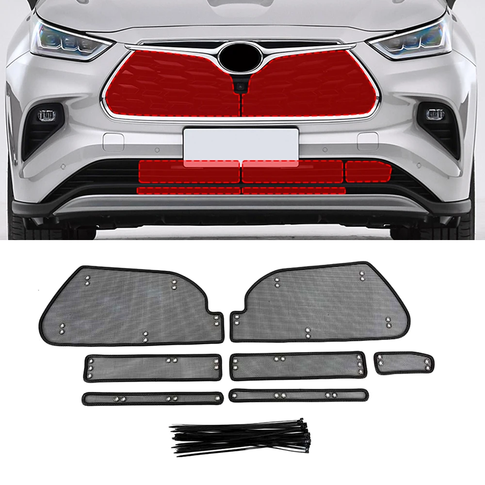 Аксессуары для Toyota Highlander Kluger XU70 2020 2021 2022 сетчатая решетка гриль вставка сетка противомоскитная Пылезащитная Крышка отделка Стайлинг
Аксессуары для Toyota Highlander Kluger XU70 2020 2021 2022 сетчатая решетка гриль вставка сетка противомоскитная Пылезащитная Крышка отделка Стайлинг
