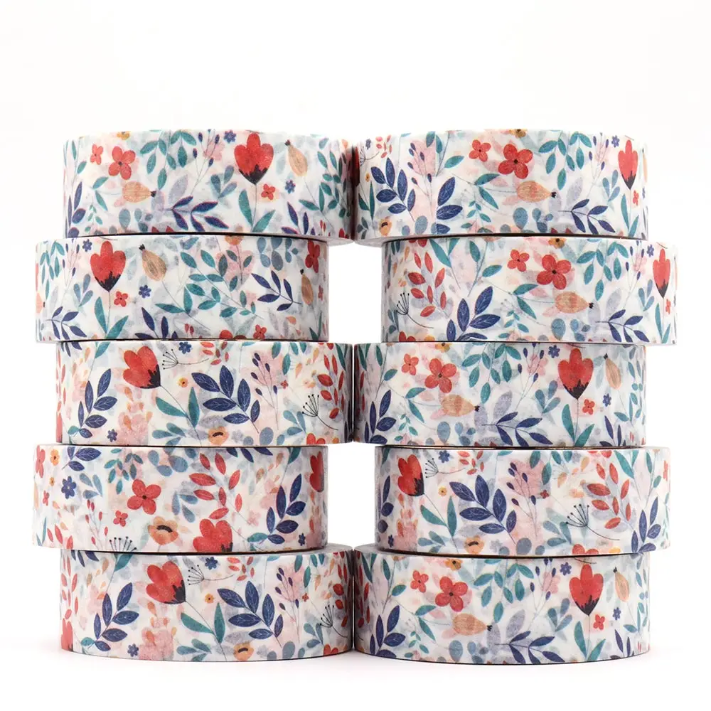10PCS/lot 15mm*10m Spring Colorful Ditsy Floral Washi Stickers Decorative Stationery MaskingTape school supplies
10PCS/lot 15mm*10m Spring Colorful Ditsy Floral Washi Stickers Decorative Stationery MaskingTape school supplies