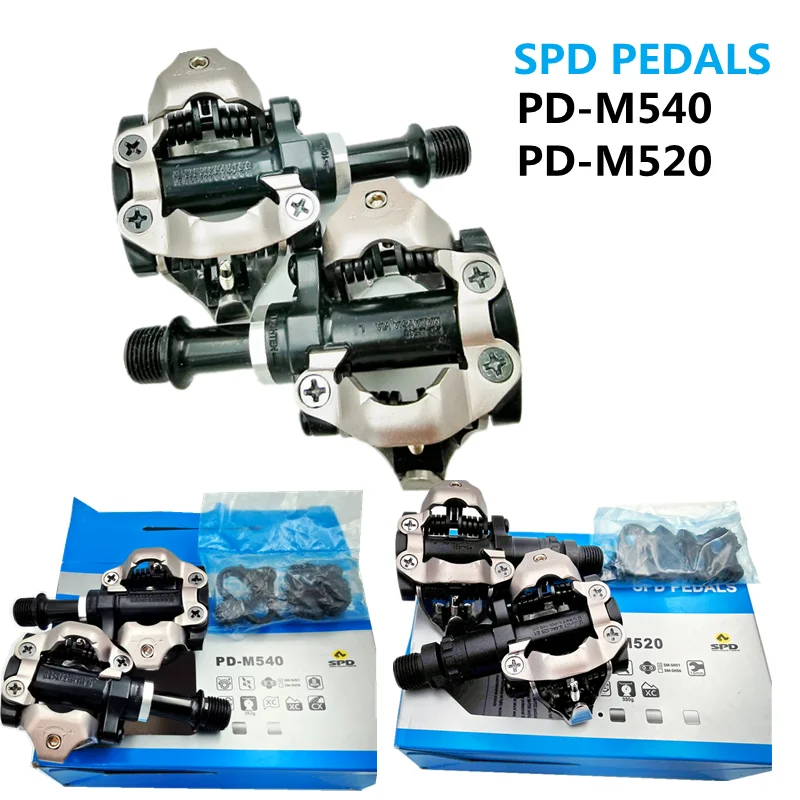 

Shimano SPD Pedal PD-M540 PD-M520 Bicycle Pedals MTB Bike Pedals Cycling Bike Self-Locking Pedal PD- M540/520 Bike Accessories