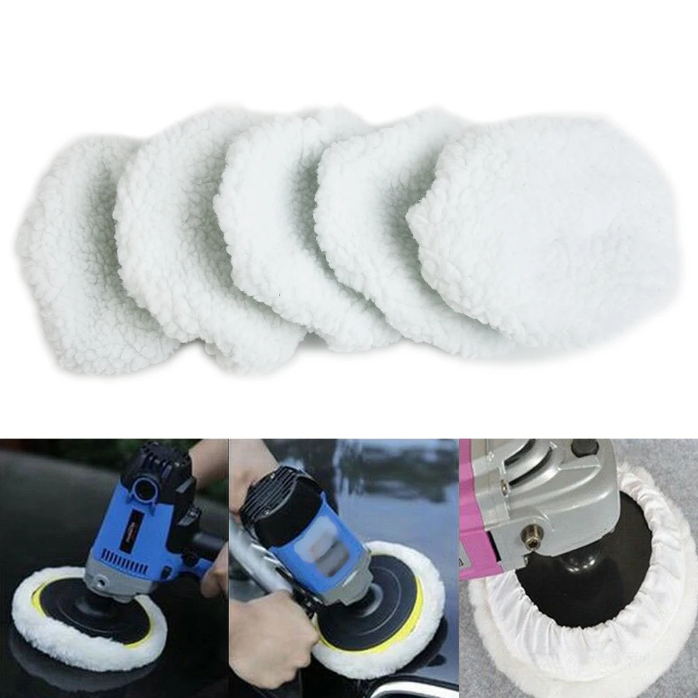 5Pcs Car Polishing Pads Polishing Bonnet Buffer Pads Set Soft Wool For 5-6" White Car Waxing Sponge Polisher Buffing Pads
5Pcs Car Polishing Pads Polishing Bonnet Buffer Pads Set Soft Wool For 5-6" White Car Waxing Sponge Polisher Buffing Pads