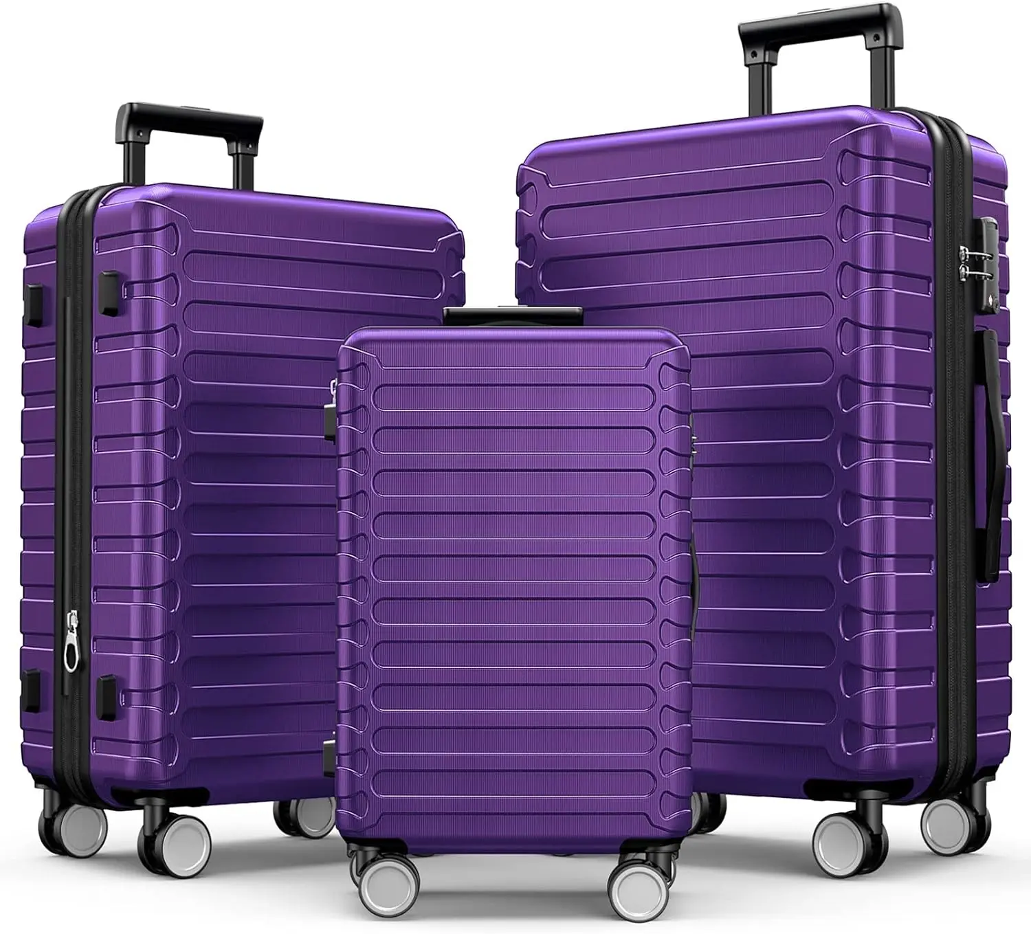 Luggage Sets Expandable ABS Hardshell 3pcs Hardside Lightweight Durable Spinner Wheels Suitcase with TSA Lock
Luggage Sets Expandable ABS Hardshell 3pcs Hardside Lightweight Durable Spinner Wheels Suitcase with TSA Lock