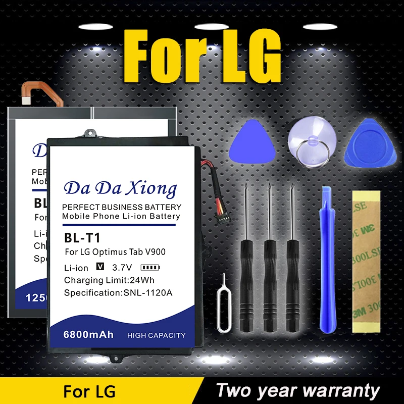 BL-T13 BL-T14 BL-M02 BL-T10 BL-T1 Battery For LG Optimus G Tablet Pad 5 8.0 8.3 10.1 V480 V495 V496 V490 V500 V700 V900 T600L
BL-T13 BL-T14 BL-M02 BL-T10 BL-T1 Battery For LG Optimus G Tablet Pad 5 8.0 8.3 10.1 V480 V495 V496 V490 V500 V700 V900 T600L