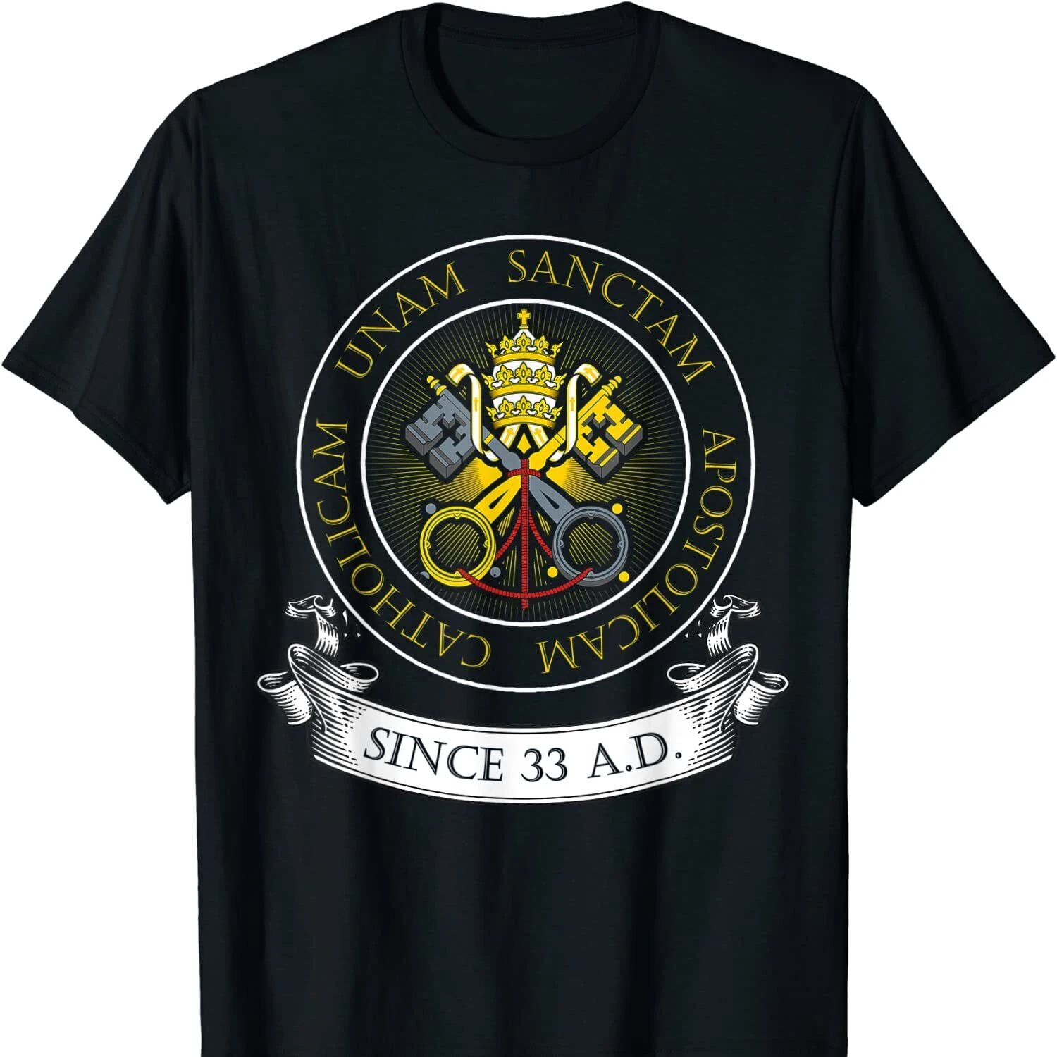 One Holy Catholic & Apostolic Church Catholic Latin T Shirt New 100% Cotton Short Sleeve O-Neck T-shirt Casual Mens Top
One Holy Catholic & Apostolic Church Catholic Latin T Shirt New 100% Cotton Short Sleeve O-Neck T-shirt Casual Mens Top