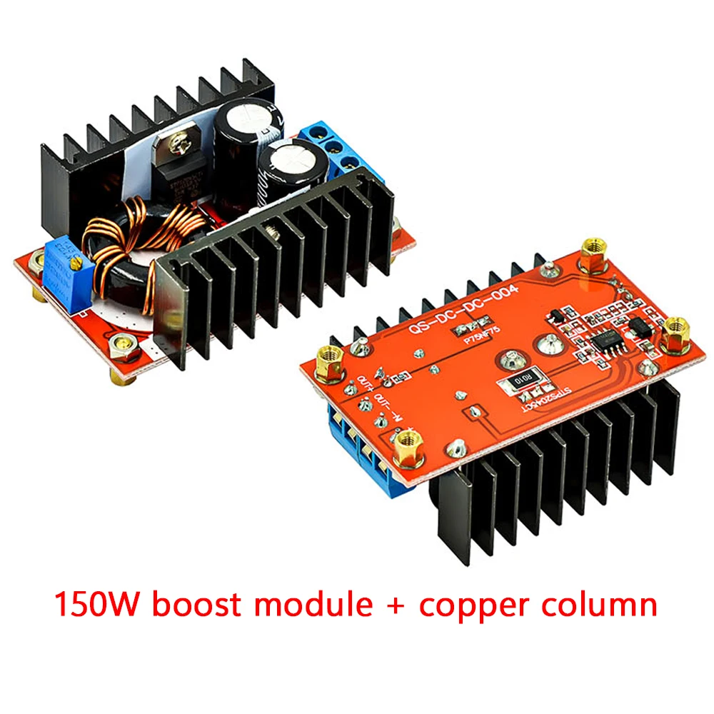 150W DC-DC Boost Converter Step Up Power Supply Module 12-32V To 12-35V 10A For Arduino Laptop
150W DC-DC Boost Converter Step Up Power Supply Module 12-32V To 12-35V 10A For Arduino Laptop