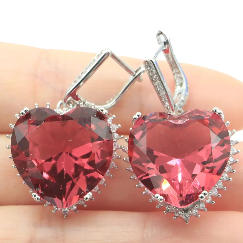 18g 925 SOLID STERLING SILVER Earrings Heart Shape Pink Morganite Smoky Topaz Rich Blue Aquamarine White CZ Daily Wear
18g 925 SOLID STERLING SILVER Earrings Heart Shape Pink Morganite Smoky Topaz Rich Blue Aquamarine White CZ Daily Wear