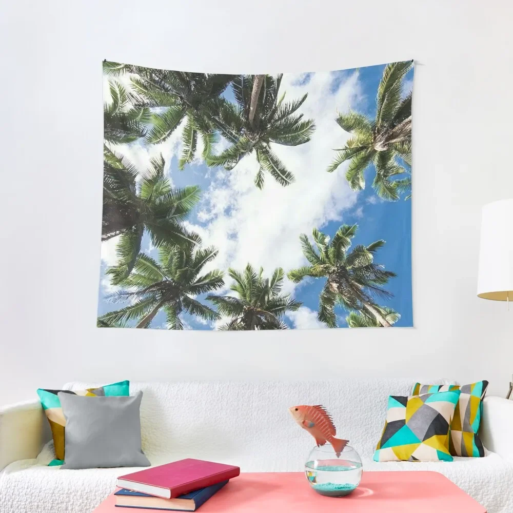 

Sky palm trees Tapestry Bedroom Decoration Home Decoration Things To Decorate The Room Room Decor Tapestry