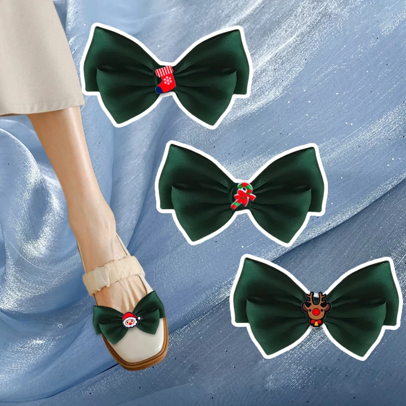 1 Pair Women Satin Bow Shoe Clips Detachable Pumps Shoe Buckle Christmas Shoe Accessories for Hat Bag Shoe DIY Decoration
1 Pair Women Satin Bow Shoe Clips Detachable Pumps Shoe Buckle Christmas Shoe Accessories for Hat Bag Shoe DIY Decoration