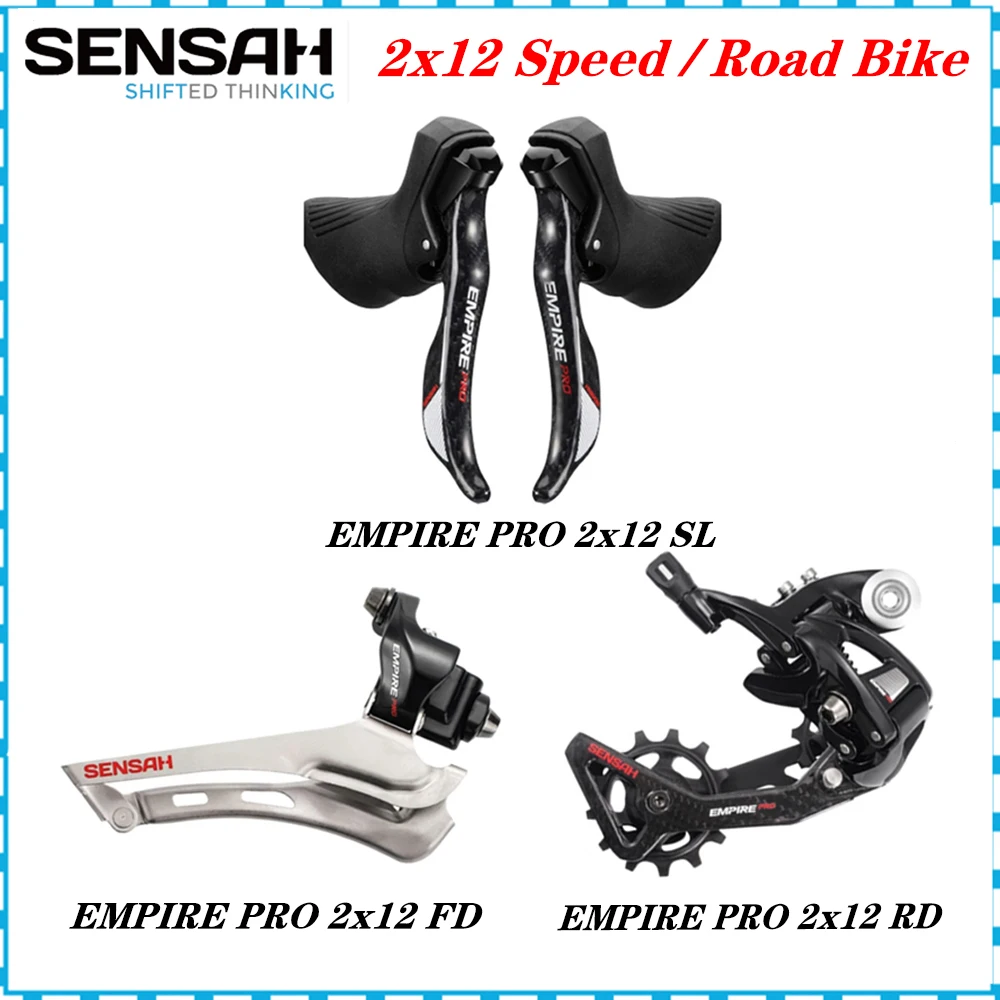 SENSAH EMPIRE 2x12-Speed Shuntai Carbon Fiber Transmission Variable Handle Front Derailleur Rear Derailleur Road Bike 4 kit
SENSAH EMPIRE 2x12-Speed Shuntai Carbon Fiber Transmission Variable Handle Front Derailleur Rear Derailleur Road Bike 4 kit