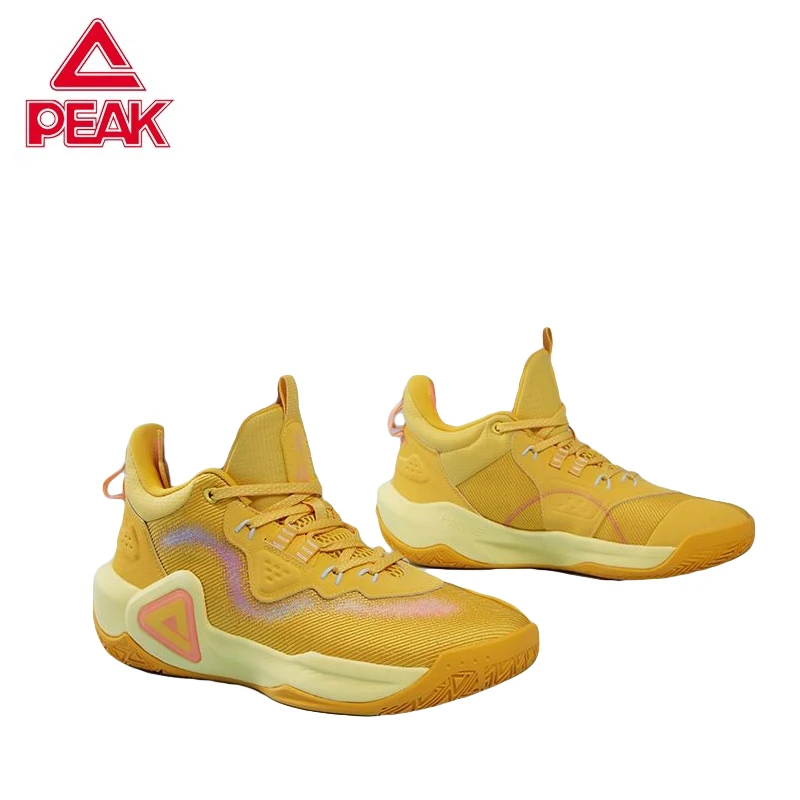 

Peak Sonic Boom 2.0 HIGH Basketball Shoes Men's Summer New Breathable and Wearable Sneakers for Middle and High School Students