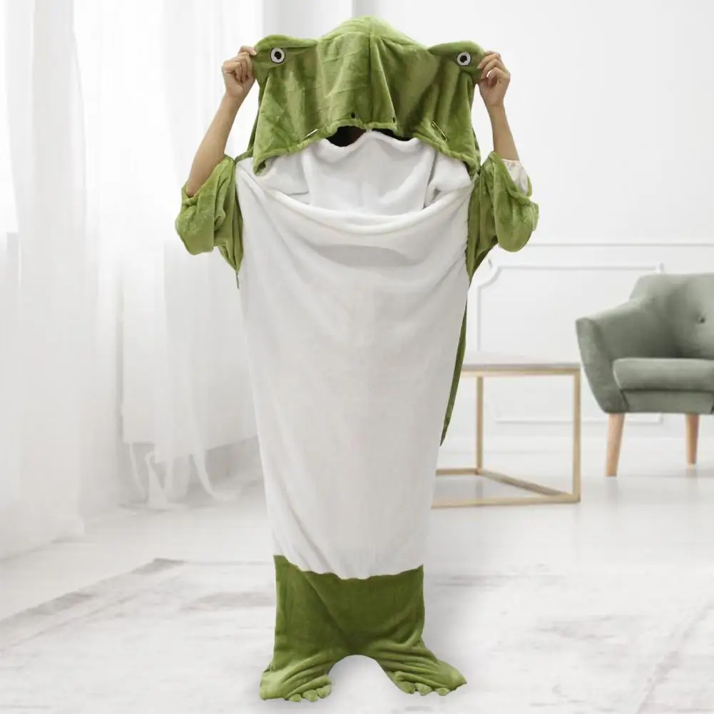 Hand Washable Sleeping Bag Super Soft Flannel Frog Sleeping Bag Cozy Wearable Warm Blanket for Travel Outdoor Adventures
Hand Washable Sleeping Bag Super Soft Flannel Frog Sleeping Bag Cozy Wearable Warm Blanket for Travel Outdoor Adventures
