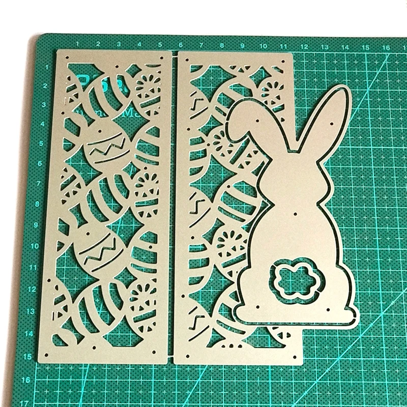 Easter Bunny Invitation Metal Cutting Dies Stencil DIY Scrapbooking Album Paper Card Template Mold Embossing Craft Decoration
Easter Bunny Invitation Metal Cutting Dies Stencil DIY Scrapbooking Album Paper Card Template Mold Embossing Craft Decoration