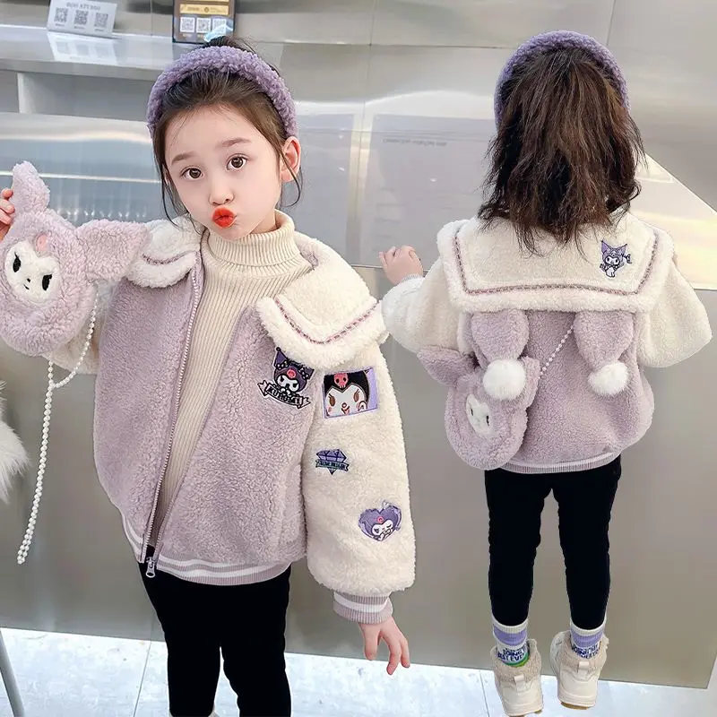 2023 Sanrio Kuromi осень-зима милое Аниме пальто с сердечками для девушек симпатичная мультяшная утепленная плюшевая термокуртка Топ подарки для детей
2023 Sanrio Kuromi осень-зима милое Аниме пальто с сердечками для девушек симпатичная мультяшная утепленная плюшевая термокуртка Топ подарки для детей