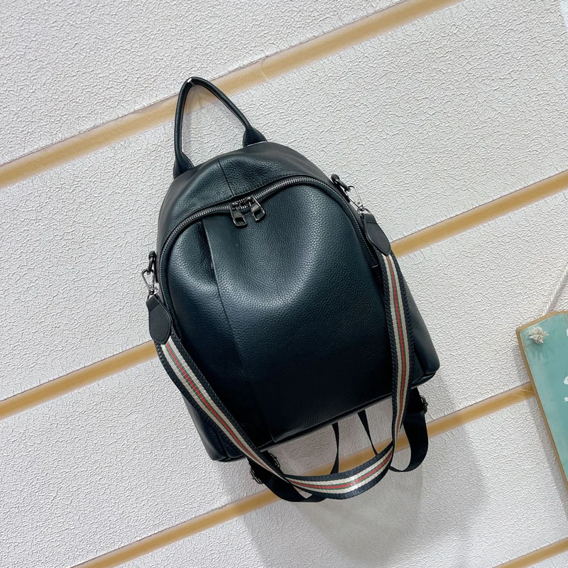 

29*31*11cm, Everyday use, A4 Holder, Women Genuine Leather Backpack, Female 100% Natural Cowhide School Shoulder Bag, K001