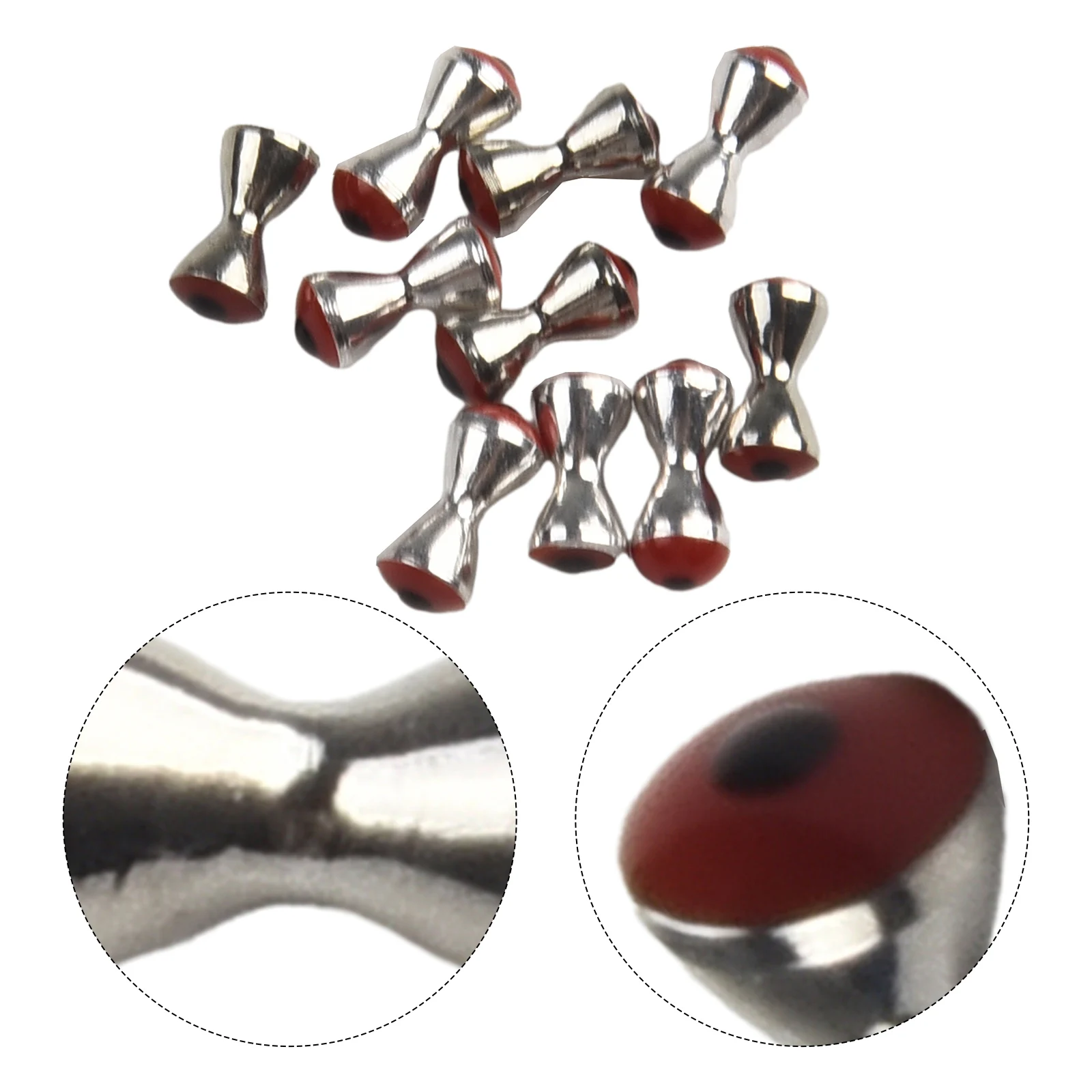 Fishing Baits Tying Materials 3.2mm 4.0mm 4.8mm 3D Eyes Dumbbell Shaped Fishing Great Plastic Realistic S-L Size
Fishing Baits Tying Materials 3.2mm 4.0mm 4.8mm 3D Eyes Dumbbell Shaped Fishing Great Plastic Realistic S-L Size