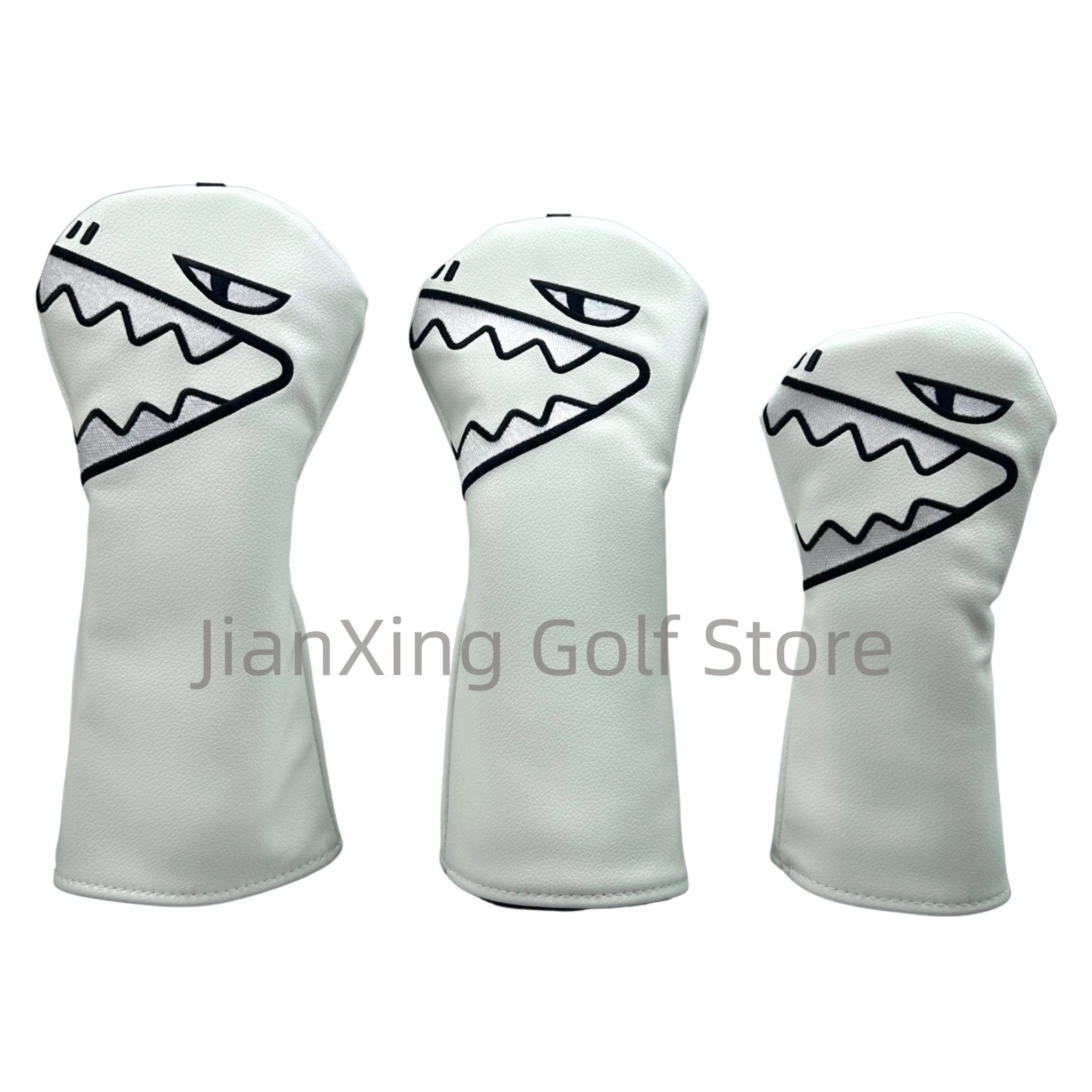 1pc Golf shark teeth pattern Head cover Driver Head Covers Fairway Wood Head Covers Hybrid Head Covers Putter Cover
1pc Golf shark teeth pattern Head cover Driver Head Covers Fairway Wood Head Covers Hybrid Head Covers Putter Cover