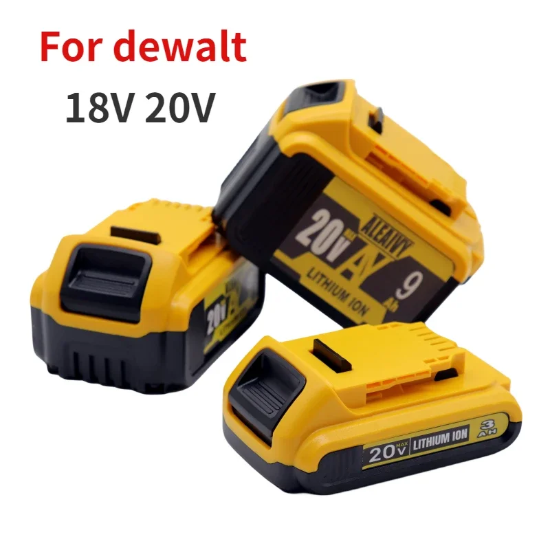 

Литиевая сменная батарея 18 в, 20 в, 3,0 Ач, 6,0 Ач, 9,0 Ач для Dewalt, 20 вольт, макс. DCB206, DCB205, DCB204, DCB203, DCB200, аккумулятор для инструментов