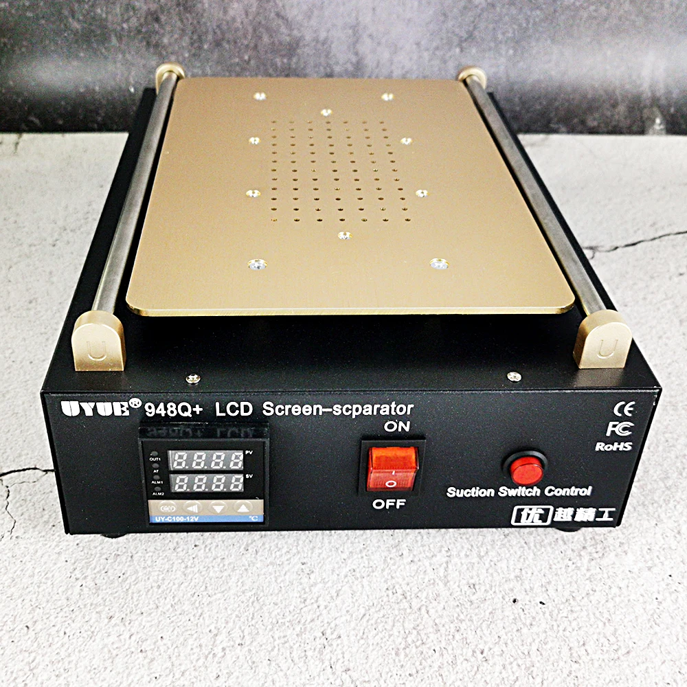 Станок для разделения ЖК-экранов UYUE 948Q + Max, устройство для ремонта сенсорных экранов, Встроенный вакуумный сепаратор для телефонов и iphone, 11 дюймов
Станок для разделения ЖК-экранов UYUE 948Q + Max, устройство для ремонта сенсорных экранов, Встроенный вакуумный сепаратор для телефонов и iphone, 11 дюймов