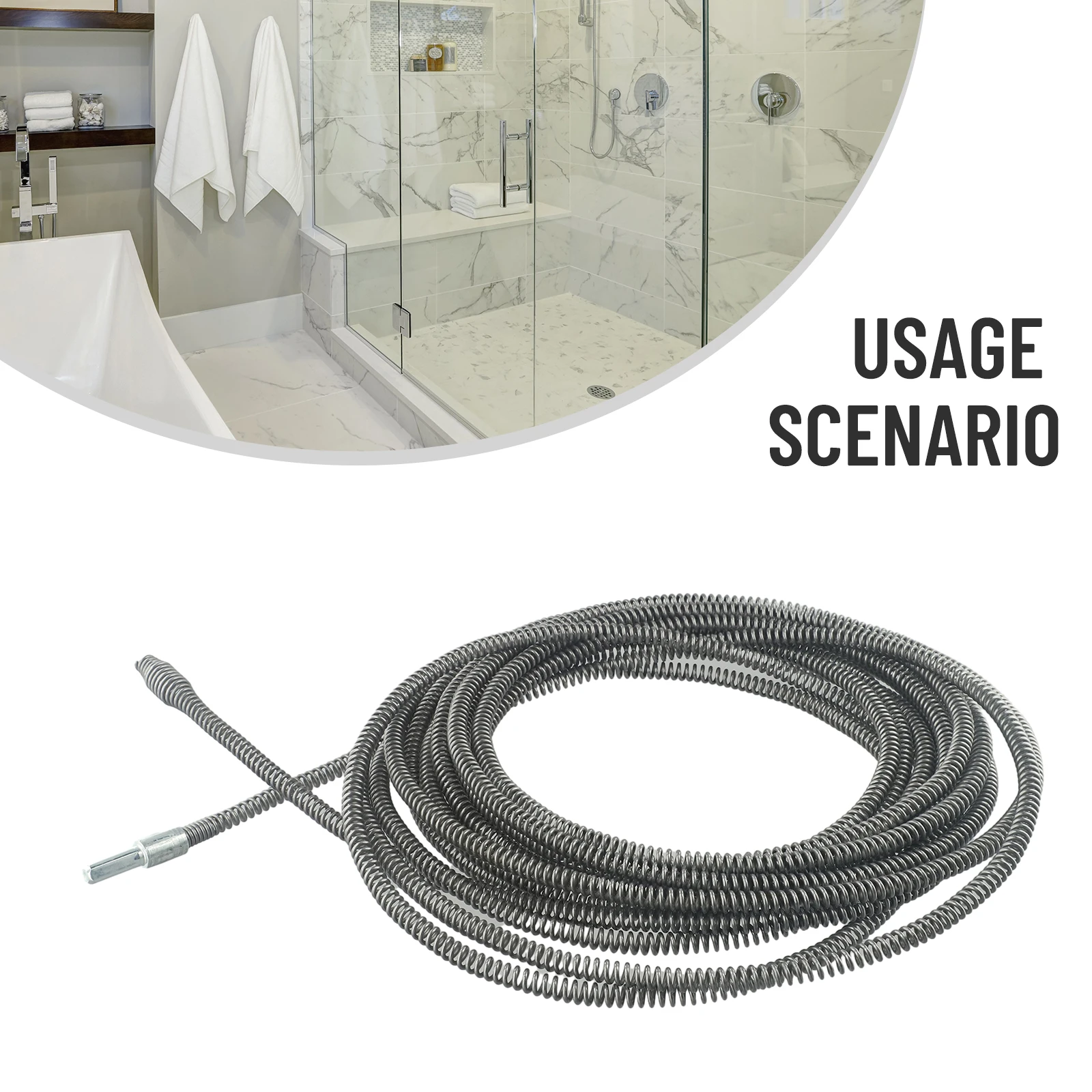 Versatile 5/8/10 Meters Pipe Dredging Tool With Universal Drill Interface Spring Design For Kitchen Bathroom Floor Drains
Versatile 5/8/10 Meters Pipe Dredging Tool With Universal Drill Interface Spring Design For Kitchen Bathroom Floor Drains