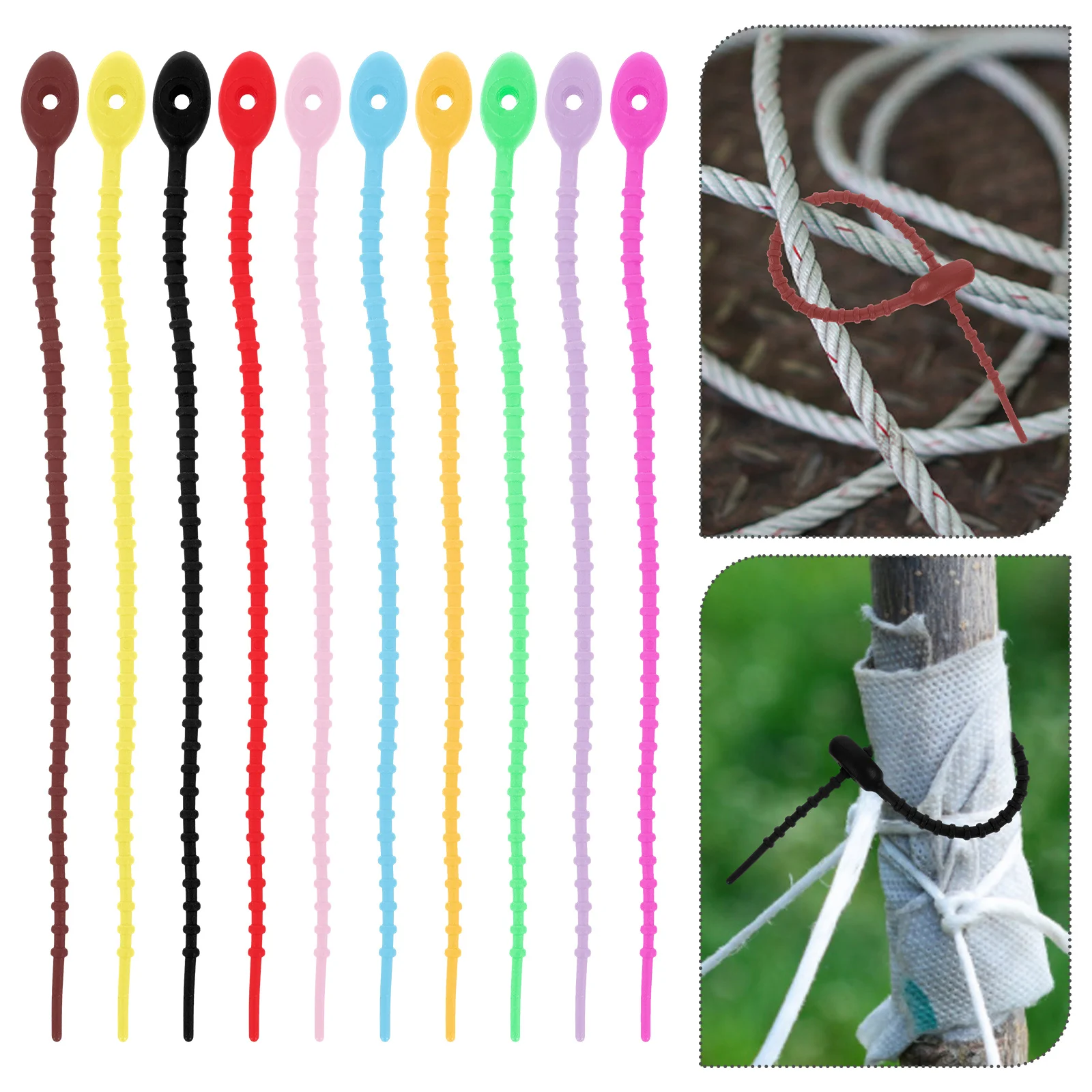 10 Pcs Tadpole Tie Cord Management Small Ties Cable Reusable Straps Electric Wire Wires Silica Gel Electrical
10 Pcs Tadpole Tie Cord Management Small Ties Cable Reusable Straps Electric Wire Wires Silica Gel Electrical