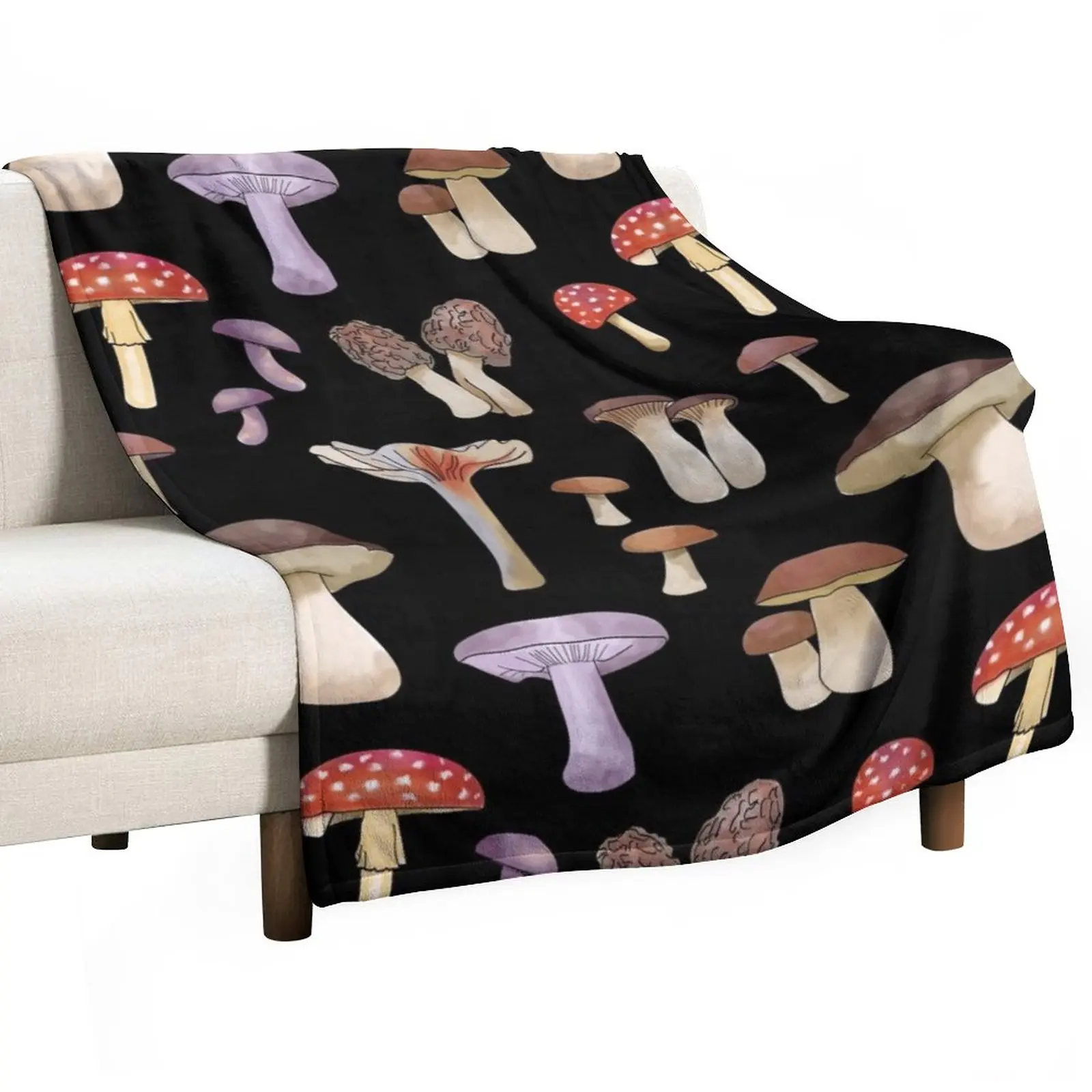 Mushrooms From the Wood Throw Blanket Beautifuls bed plaid valentine gift ideas Polar Blankets
Mushrooms From the Wood Throw Blanket Beautifuls bed plaid valentine gift ideas Polar Blankets