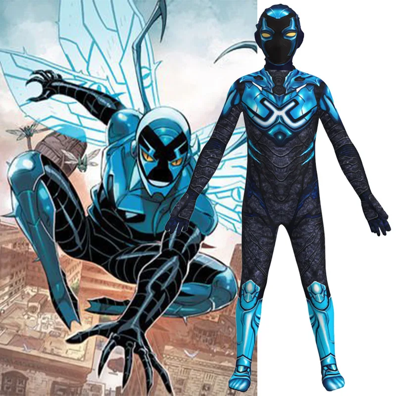 New Anime Blue Beetle Cosplay Costume Halloween Jumpsuit Zentai Cosplay Costume 3D Printed Bodysuit Spandex Lycra Zenzai Suit
New Anime Blue Beetle Cosplay Costume Halloween Jumpsuit Zentai Cosplay Costume 3D Printed Bodysuit Spandex Lycra Zenzai Suit