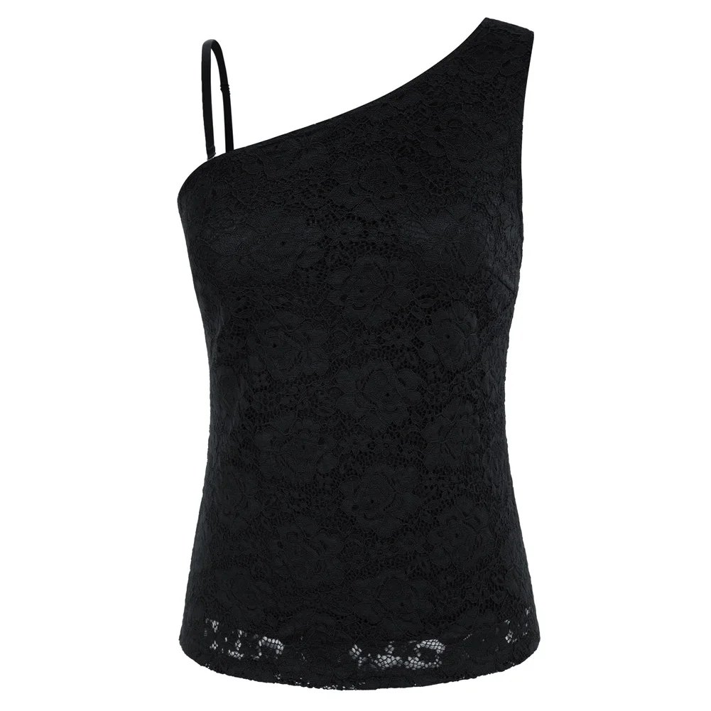 GK Women Soft Lace Camaisole Tops Sexy Asymmetric -Shoulder Oblique Neck Tank Sleeveless Shirts Woman Blouse Solid T Shirts
GK Women Soft Lace Camaisole Tops Sexy Asymmetric -Shoulder Oblique Neck Tank Sleeveless Shirts Woman Blouse Solid T Shirts