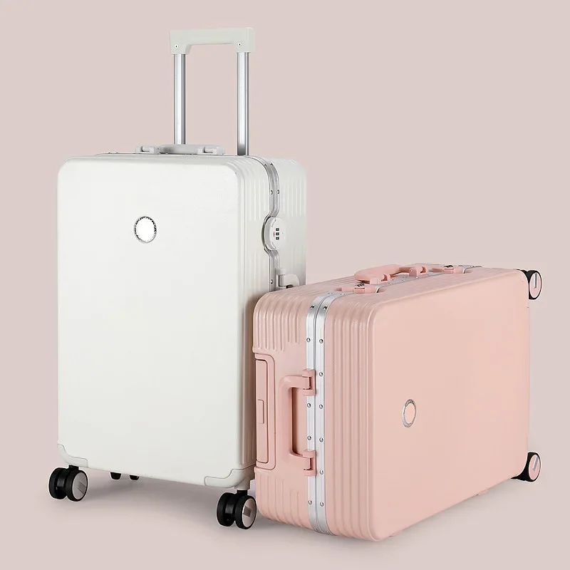 

Fashion Travel Luggage 20 24 26 28 Inch Boarding Case Luggage Compartment Silent Universal Wheel Trolley Case Adult Suitcase Bag